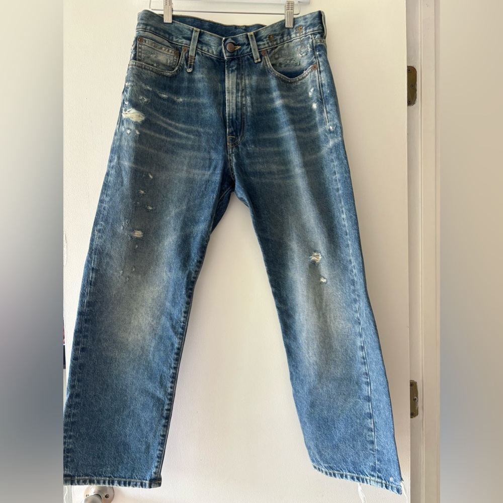 R13 distressed Italian made jeans in women’s size 27